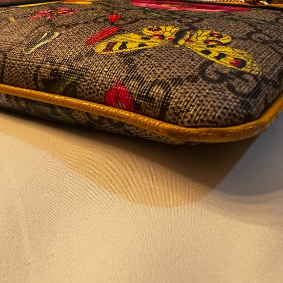 Ophidia Floral GG Supreme Large Clutch Bag - Picture 7 of 14